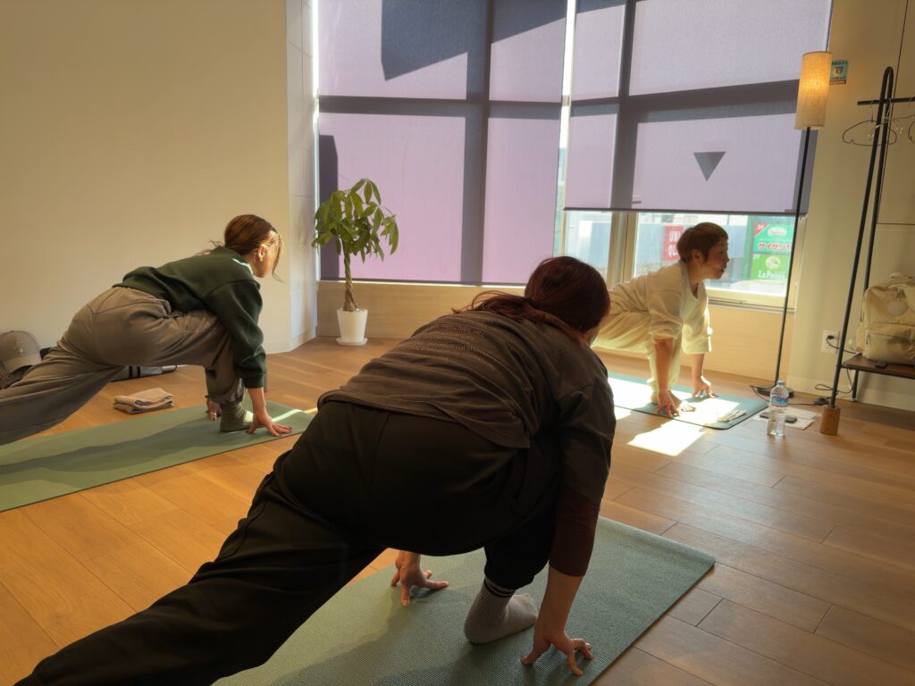 ヨガの様子
